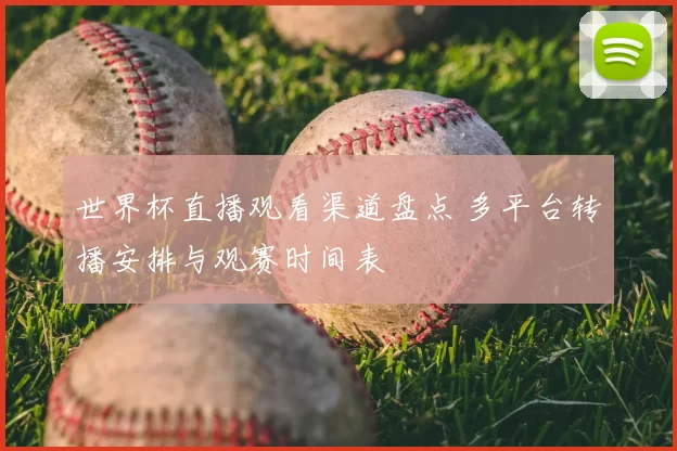 世界杯直播观看渠道盘点 多平台转播安排与观赛时间表